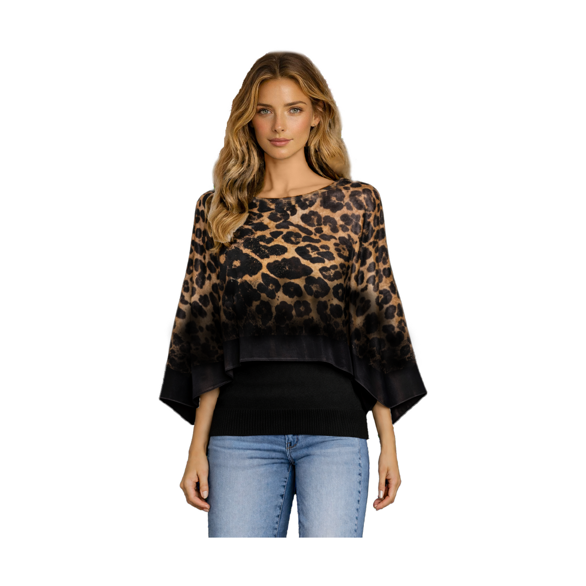 Orly Animal Print cropped Top
