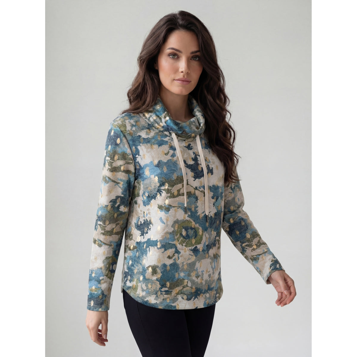 Coco Y Club Ladies Roll Neck Knitted Top