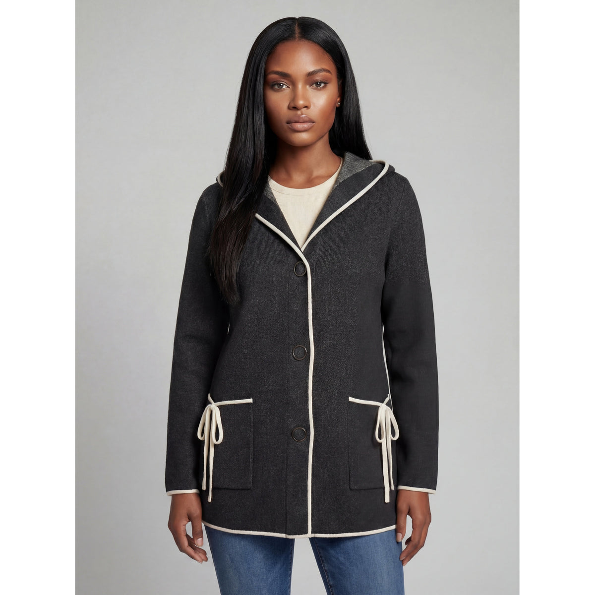 Coco Y Club Hooded Cardigan