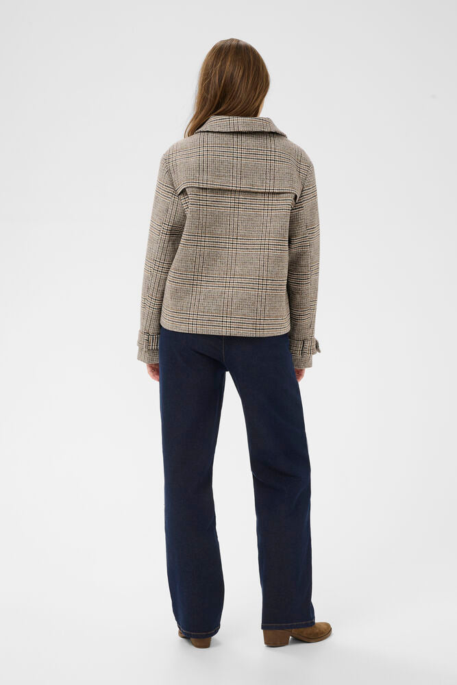 Cream Georg Short Coat