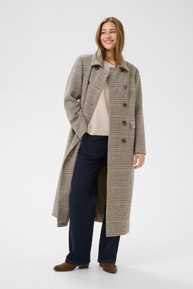 Cream Georg Long Coat