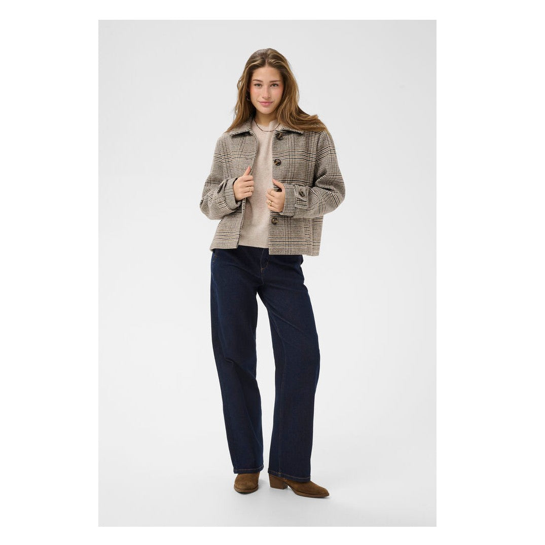 Cream Georg Short Coat