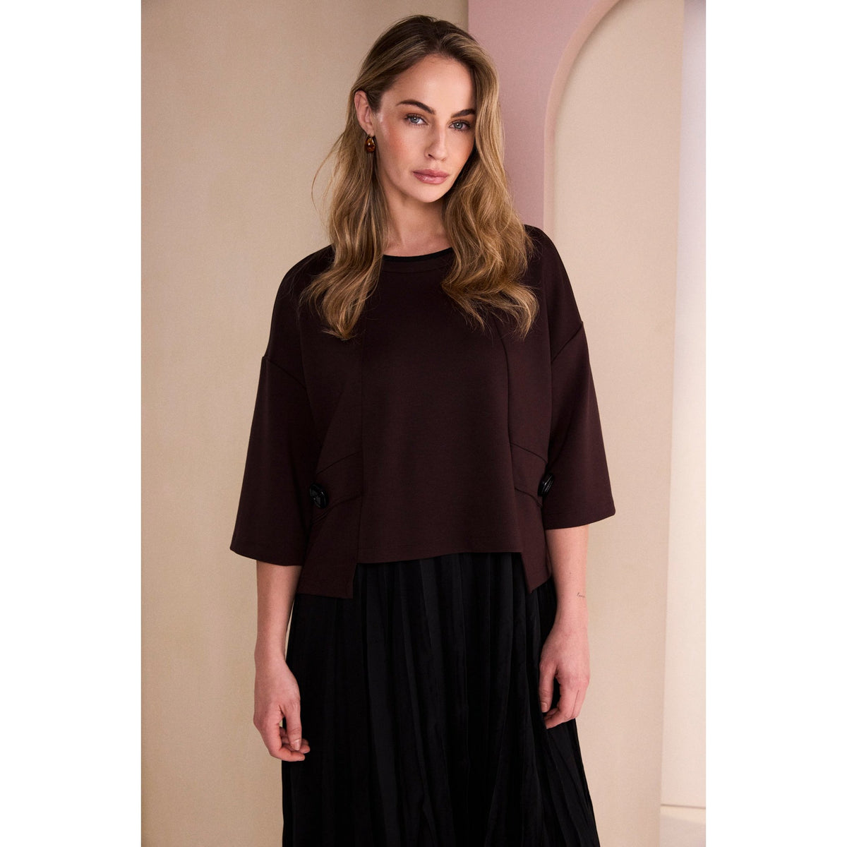 Naya Two Piece Crushed Dress With Overtop