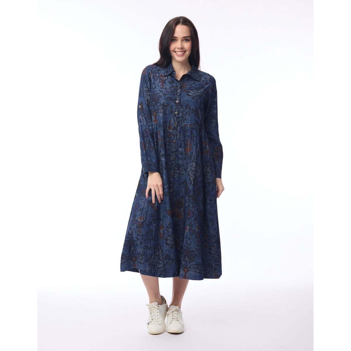 Orientique Tabriz Dress Midi Collar