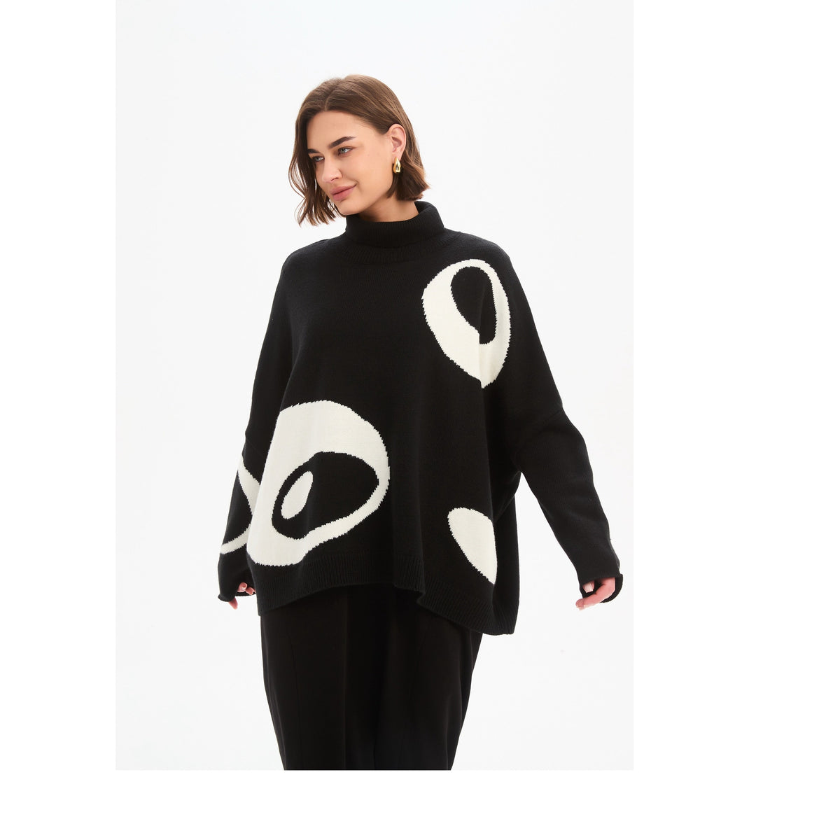 Tirelli Retro Circle Print Knit