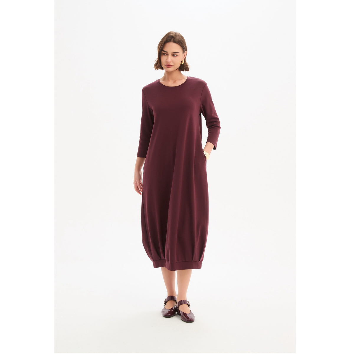 Tirelli Banded Hem Jersey Dress