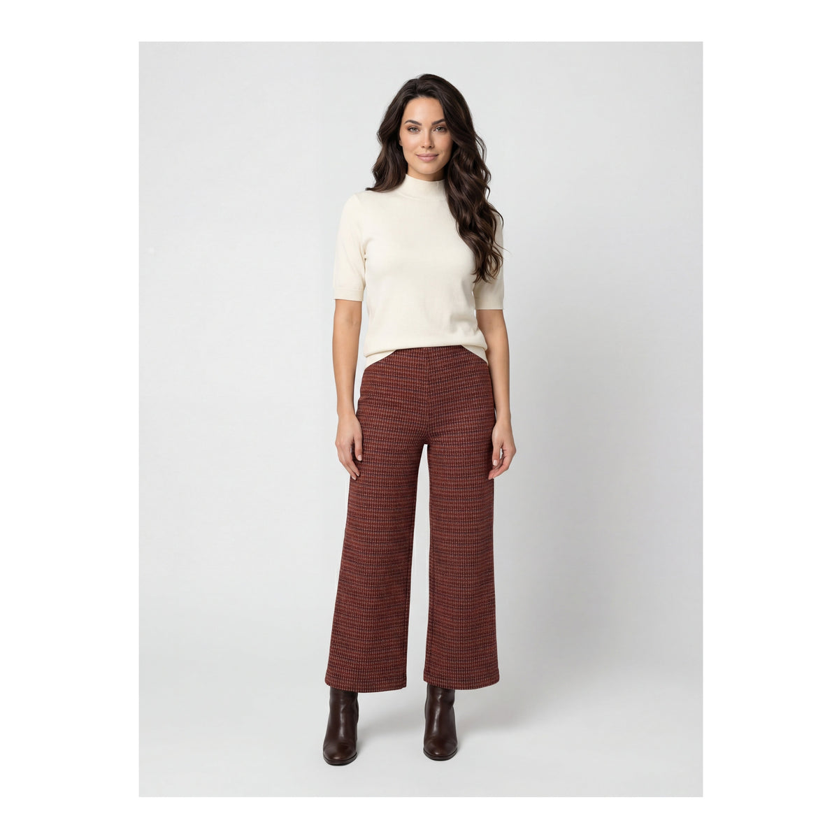 Coco Y Club Knitted Check Pant