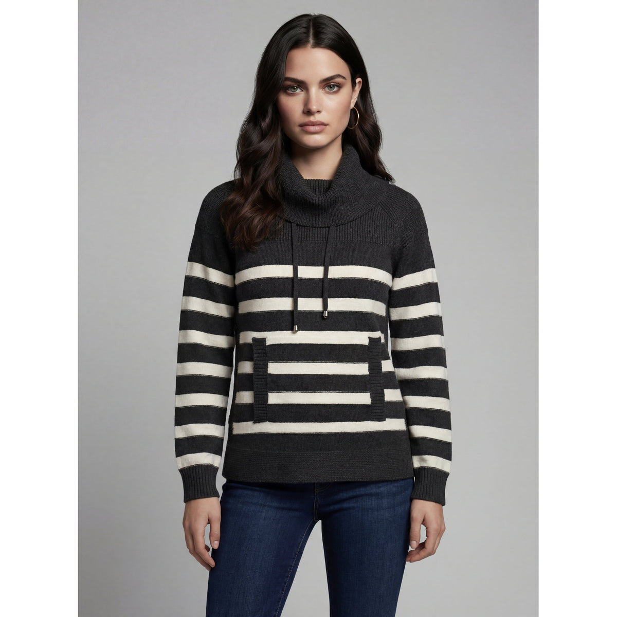Coco Y Club Stripe Knitted Sweater