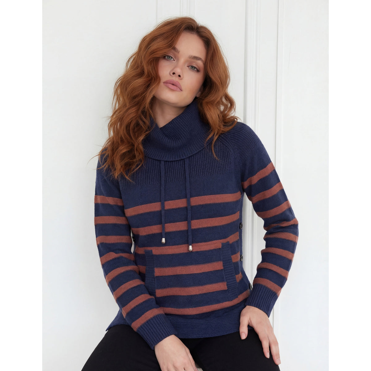 Coco Y Club Stripe Knitted Sweater