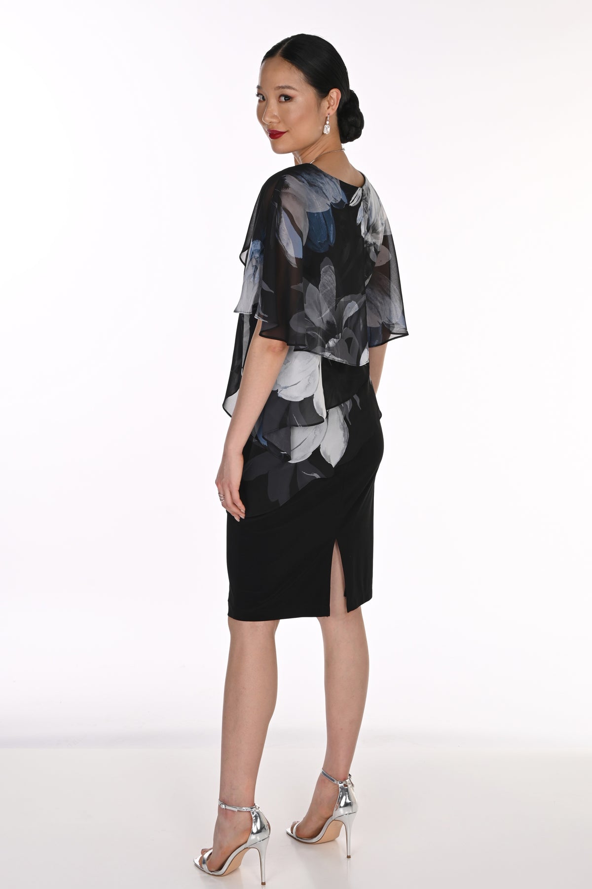 Lyman Sheer Floral Dress