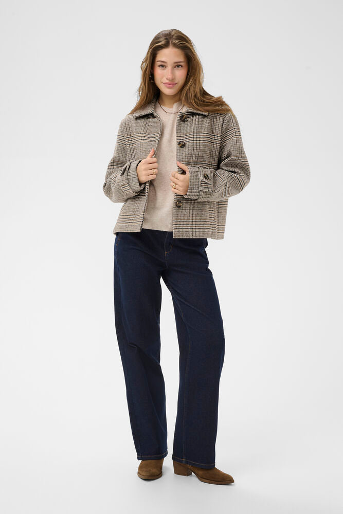 Cream Georg Short Coat