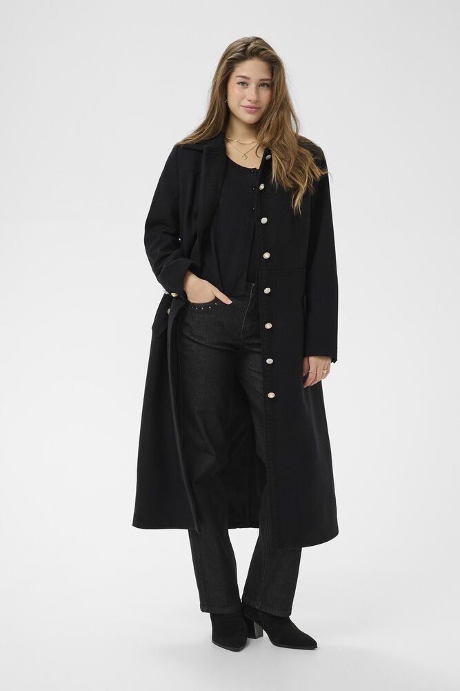Cream Tolsa Long Coat