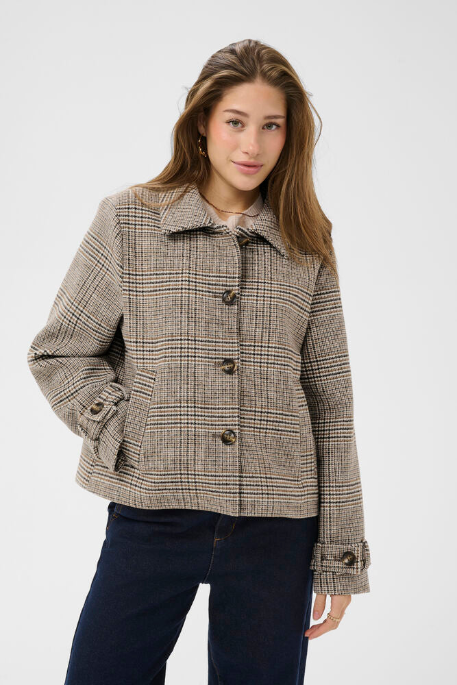 Cream Georg Short Coat
