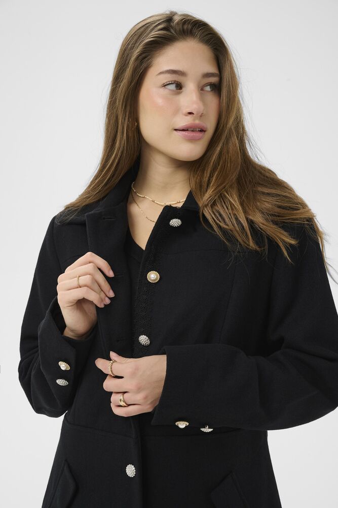 Cream Tolsa Long Coat