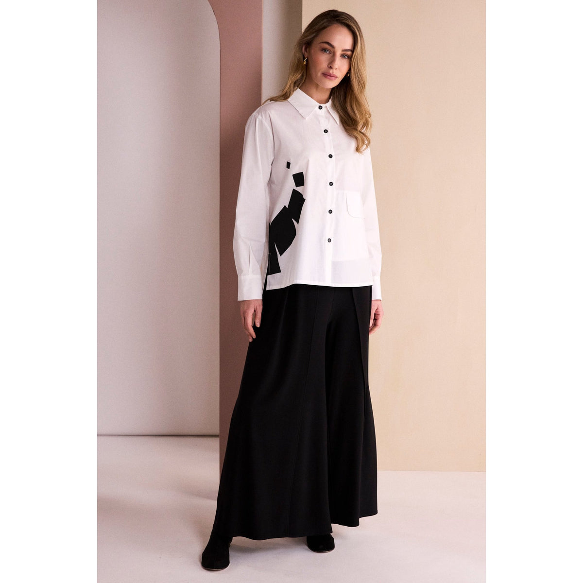 Naya Trouser With Jersey Overskirt
