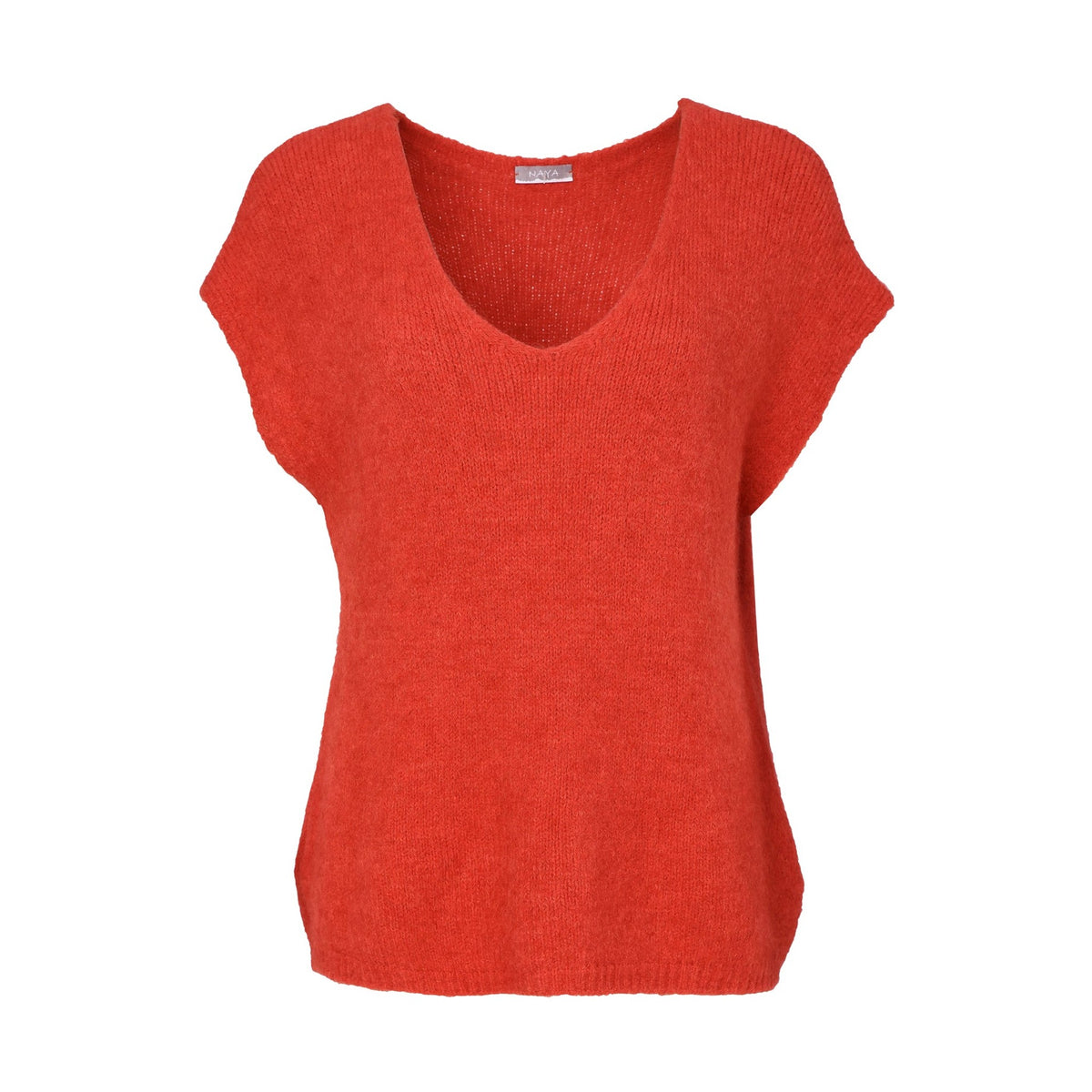 Naya Vee Neck Soft Knit With Extended Shoulder
