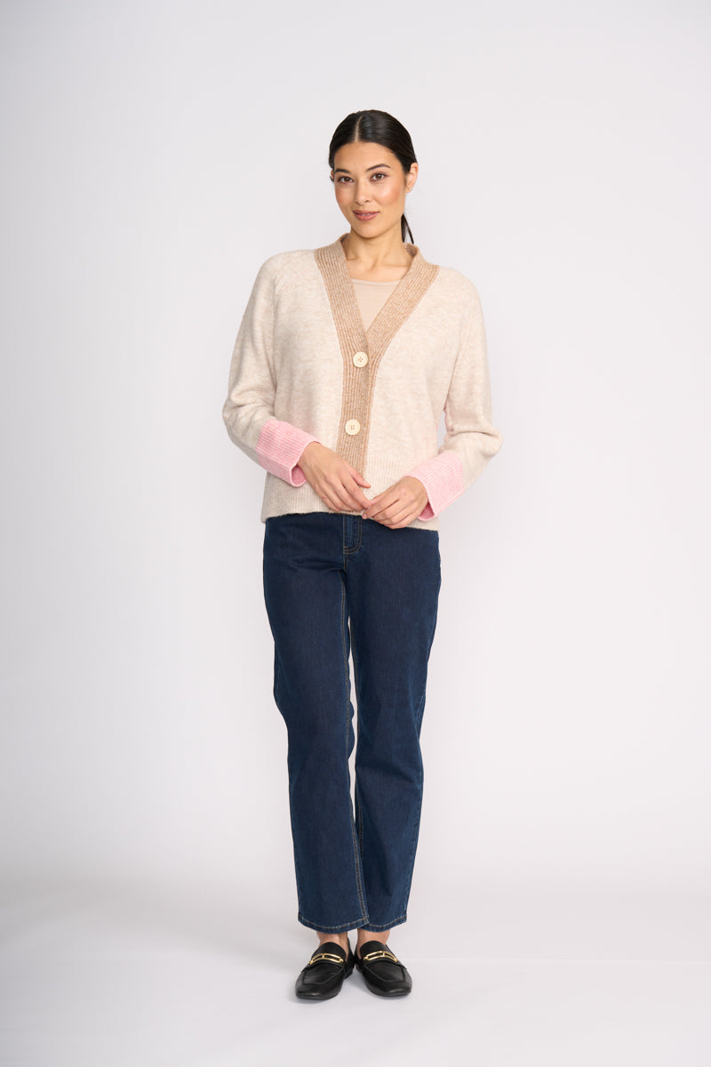 Foil Plush Love Cardi