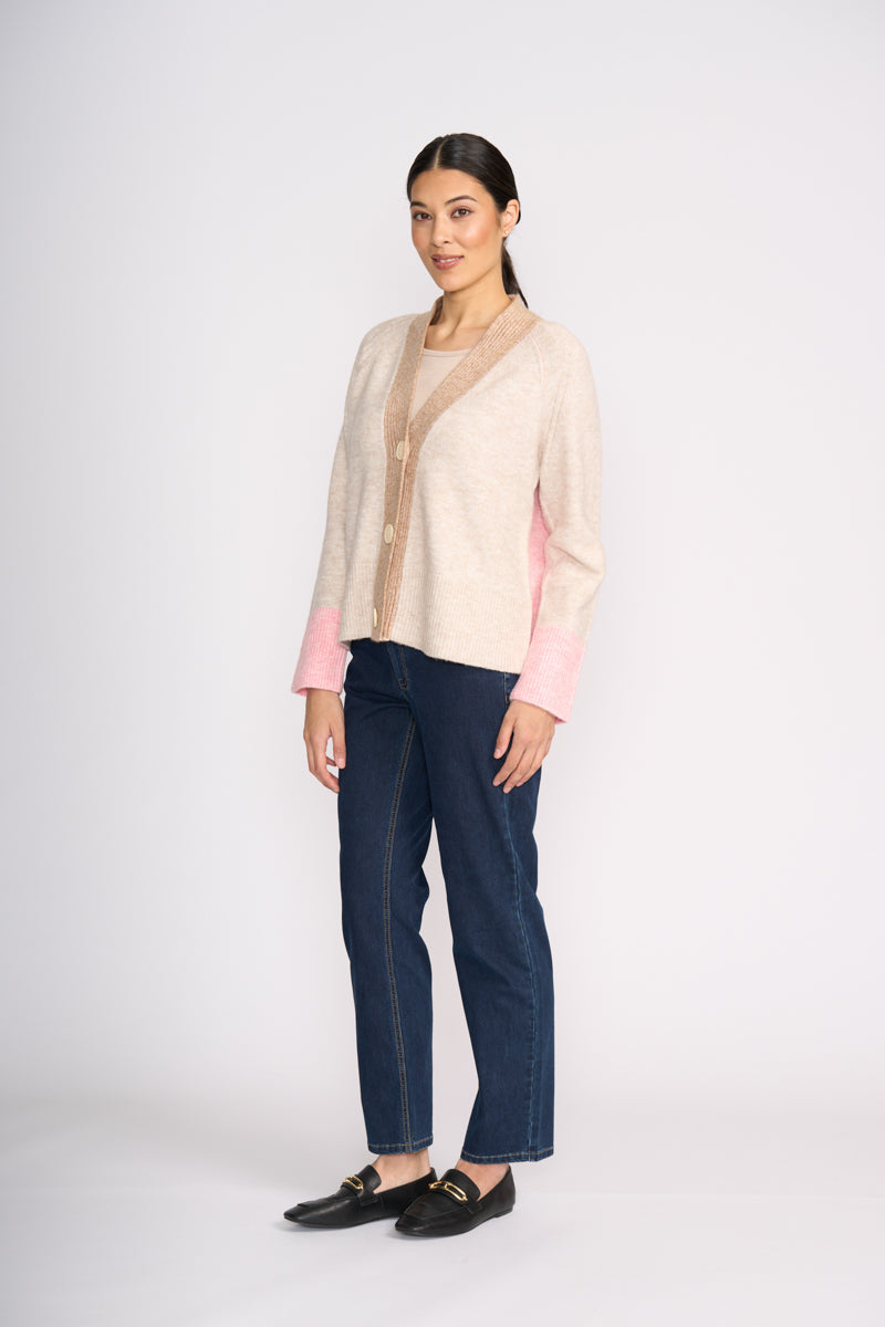 Foil Plush Love Cardi