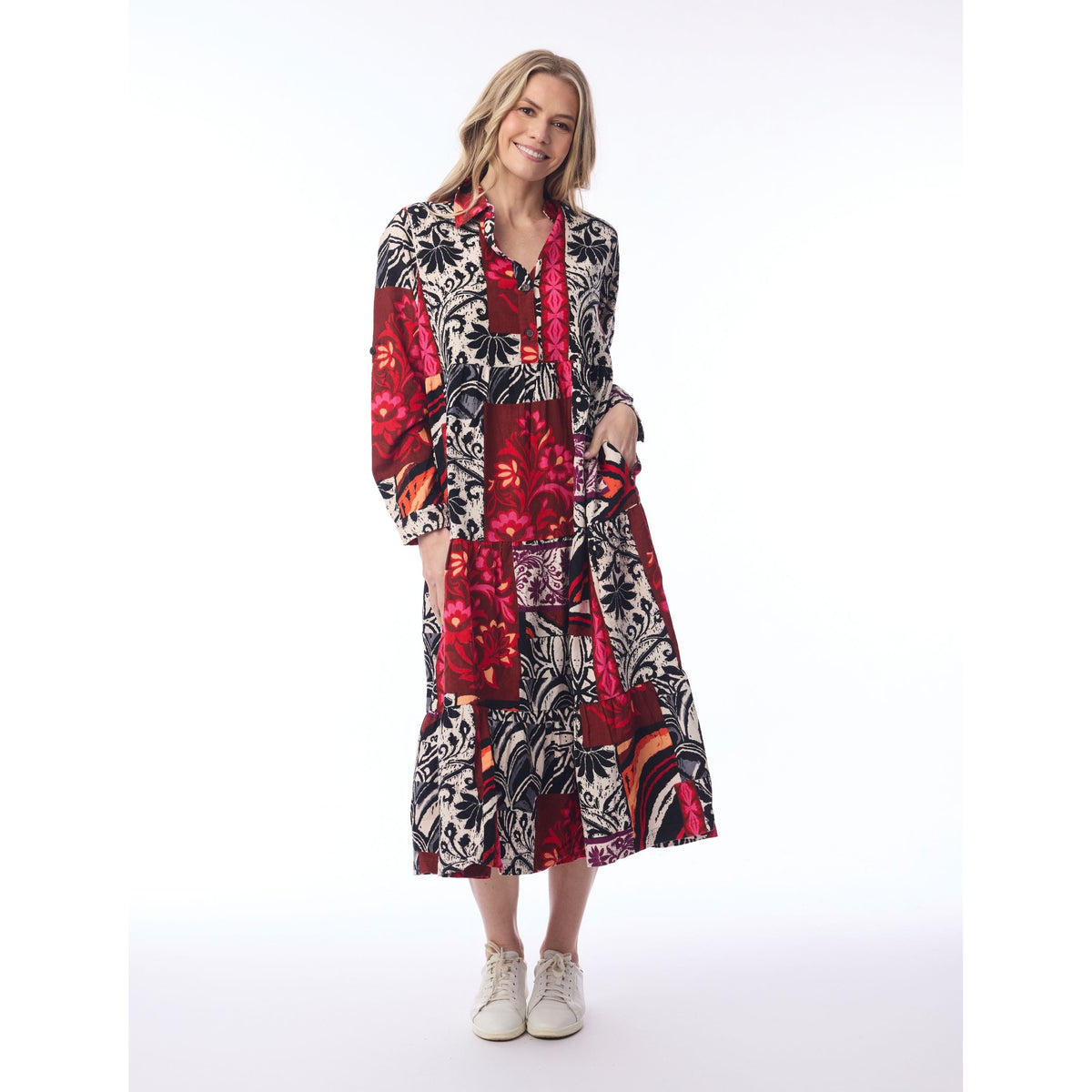 Orientique Giza Dress Maxi Collar