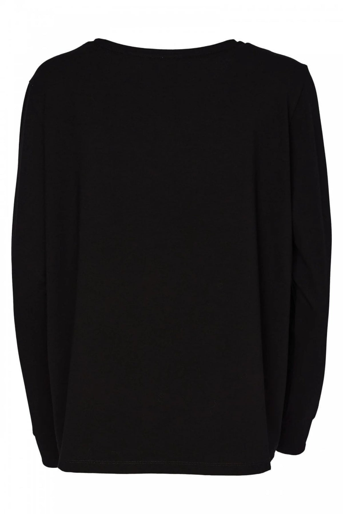 Naya Placement Print Top Black/Tigerlily