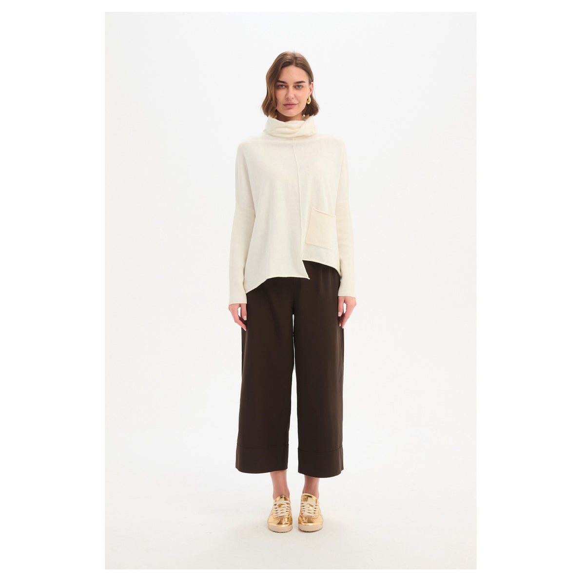 Tirelli Roll Hem Pocket Knit